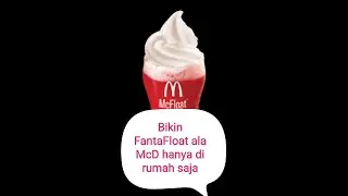 Fanta float ala McD bahan murah dan gampang