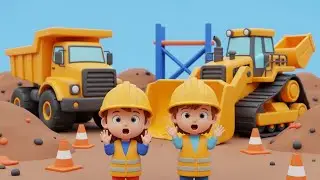 Big Construction Trucks ABC Song for Kids | Alphabet & ABC Song, Nursery Rhymes, Baby Songs & Kids