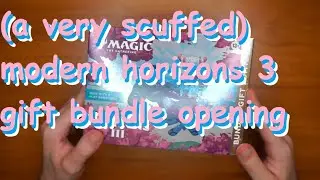 (a very scuffed) Modern Horizons 3 Gift Bundle Unboxing