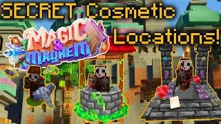 ALL Secret Loot Locations! Unlockables in the Cubecraft RPG Magic and Mayhem Cages & Win Effect
