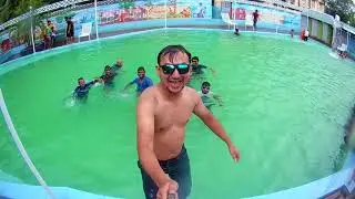 eken h9r test in swimming pool