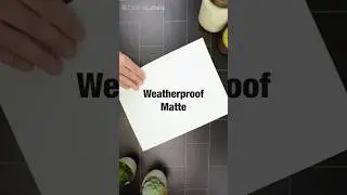 All Waterproof Label Materials💧(durable business labels)