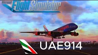 EMIRATES A380: Singapore 🇸🇬 (WSSS) to Dubai 🇦🇪 (OMDB) Full Flight | MSFS2020