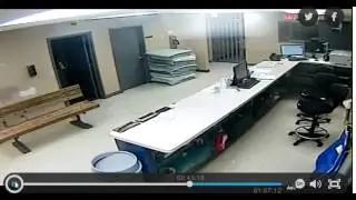 Sandy Bland Jail Video Has 1 minute 10 sec. pause after staff leaves room. No audio