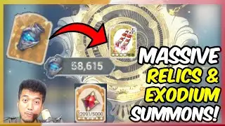 [Exos Heroes] Massive Relic of Dragon Dynasty + Exodium Summons! Door To Creation