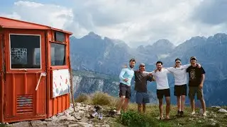 Hiking to Bivacco Bedin in the Dolomites with the boys