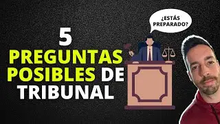 💡5 PREGUNTAS que te puede HACER el TRIBUNAL en la DEFENSA