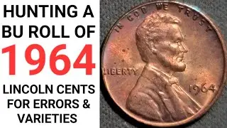 HUNTING A BU ROLL OF 1964 LINCOLN CENTS FOR THE FS-801 #copper #money #dwcnc #1964 #lincoln #variety