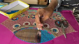 Latest And bridal blouse design making with normal niddels || best tips for beginners || SAK