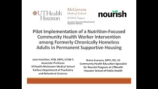 Nutrition Intervention among Formerly Chronically Homeless Adults in Permanent Supportive Housing