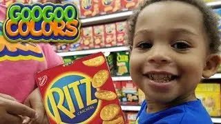 SON HELPS MOM PRETEND PLAY SHOP AT TARGET STORE!