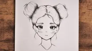 How to Draw Anime | Easy Anime Girl Drawing step by step | Tip and Tricks 👍