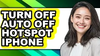 How to Turn Off Auto Off Hotspot Iphone (only Way)