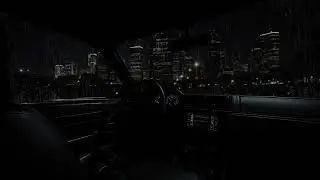 Late Night Drive Through the Rain | Soothing Rain Ambience for Sleep, Relax Mind