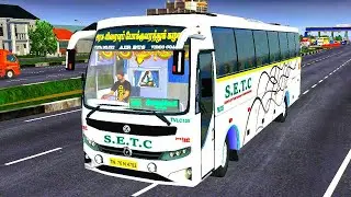 SETC (TAMLI NADU) BUS MOD RELEASED FOR BUSSID | MOD +LIVERY PACK LINK | NEW MOD BUSSID | #bussidmods