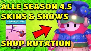 FALL GUYS SEASON 4 MIDSEASON UPDATE [ALLE SKINS & SHOWS] SHOP ROTATION HD deutsch/german