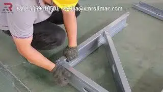 👍 Formed steel frame produced by the RollMac LGS Framing Machine.