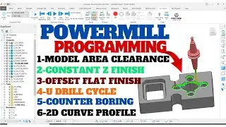 DELCAM SOFTWARE TRAINING OR POWERMILL 3D AND 2DPROGRAMMING #powermill #delcam #how @CADCAM_SERVICE