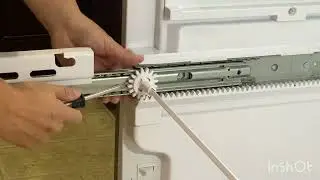 Replacing freezer gear wr02x13387 on my GE French style fridge