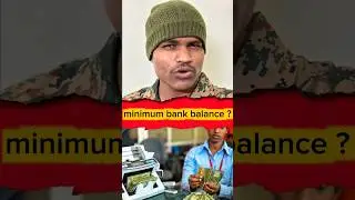 vunga minimum bank balance evolo ? #shorts