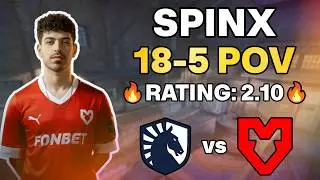 ☢️ SPINX POV: TRAIN UNKILLABLE vs Liquid! | IEM Dallas 2025