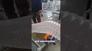 Helix TPU PU Air duct hose making machine