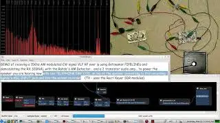 using the Rohde's AM Detector Circuit to demodulate a 15Khz AM VLF RF CW over IP receive signal