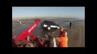 4x4 + Sand Bar + Ocean = Fail   Gotta Love Summer