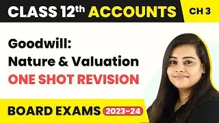 Class 12 Accounts Chapter 3 One Shot Revision | Goodwill: Nature & Valuation - Full Chapter 2022-23
