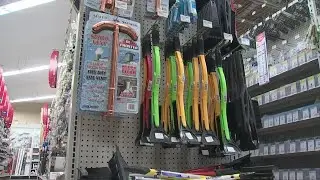 Hardware stores busy with customers stocking up on winter supplies