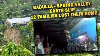 Badulla Spring Valley Nallamali Earth Slip line Rooms -  12 families Affected | @YoyoBrother