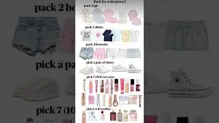 pack for a sleepover #preppy #perfume #skincare #makeup #sleep
