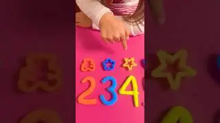 #дети #детскийканал #baby #funny #kidschannel #play #modellingclay #лепка #счет #цифры #numbers
