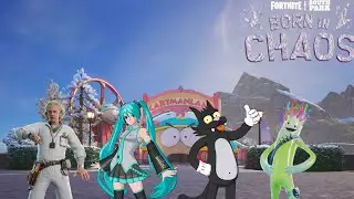 Doc Brown, Hatsune Miku, Scratchy & Color Splash Jellie | Fortnite Battle Royale