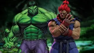 Hulk VS Akuma | MUGEN (REQUEST)