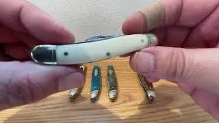 5 Different Rough Ryder Medium Stockman knives for EDC
