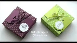 Scalloped Tag Topper Box Wrap