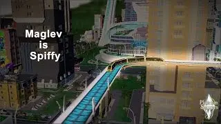 SimCity Cities of Tomorrow Maglev is Spiffy!