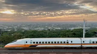 【兩列車交會】台灣高鐵 657次 700T 台中－彰化站間 通過 / 242次 700T 彰化－台中站間 通過