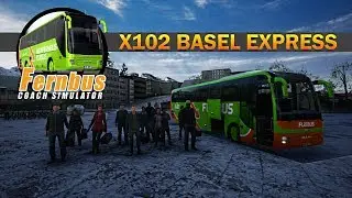 Fernbus Simulator | X102 Basel Express | Man Lion's Coach C
