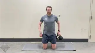 Tall Kneeling Kettlebell Halo (low) | Strength for Runners
