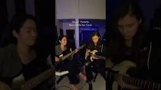 Muse - Hysteria | Our first bass & guitar cover. #muse #guitarcover #basscover #femalemusician #wlw