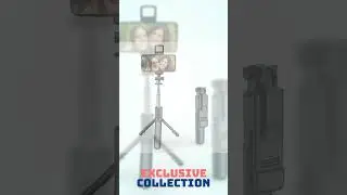 Roreta Wireless Tripod Stand Selfie Stick with Light Bluetooth Remote Control Extendable for iPho...