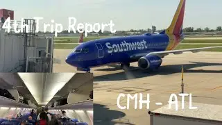 [4K] Trip Report] [UNCUT] Southwest Airlines Boeing 737 (Economy) | Columbus (CMH) to Atlanta (ATL)