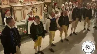 &Ouml;sterlens folkdansgille  Borrby kyrka 8 dec 2024 Dr&auml;ktpresentation Del 3 av 7