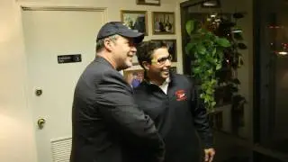 Will Hayden with a fan of Sons of Guns
