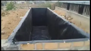 waterproofing leaking underground water tank using hdpe dam liner at maimaihu
