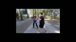 Kick Boxing Training GM. Domingo Mateo S.Bayot W/Kuya Carlos Dorongon Circle Quezon City 