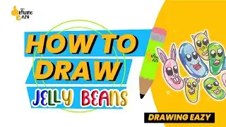 How to Draw Jelly Beans | Easy Drawing Tutorial for Kids | Drawing Eazy