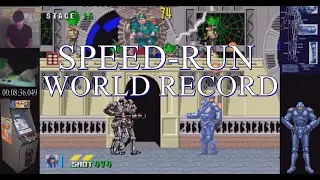 E-swat arcade SPEEDRUN RECORD MUNDIAL (8:39) 1 CREDIT